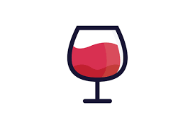 Wine Glass Vector Icon Graphic By