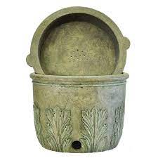 Cast Stone Fiberglass Hose Pot