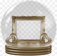 Gold And Clear Glass Globe Border