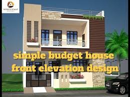 Simple Budget House Front Elevation