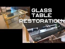 Glass Table Restoration From
