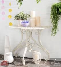 Metal Console Table Patio Side