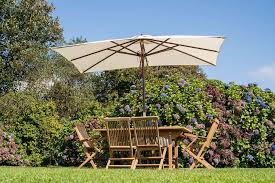 Wooden Garden Parasols Garden