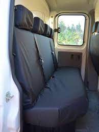 Black Rear 4 Seater Bench Seat Covers
