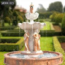 Outdoor Marble Tiered Water Fountain