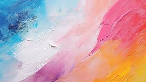 Colorful Acrylic Paint Stains