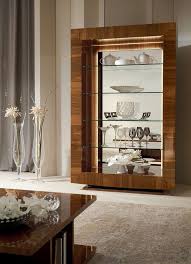 Glass Shelves Kitchen Crockery Cabinet