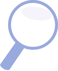 File Blue Magnifying Glass Icon Svg