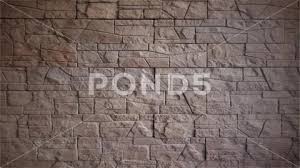 Facade Wall Made Of Stone Gray Tiles