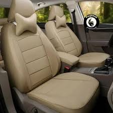 Pegasus Premium Leather Beige Car Seat