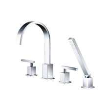 4 Hole Deck Mounted Roman Tub Faucet