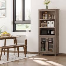 Homcom Free Standing Kitchen Cupboard