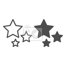 Stars Line And Glyph Icon Three Stars