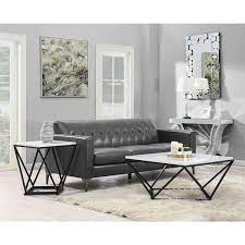 Picket House Furnishings Conner 2pc Occasional Table Set Coffee Table End Table