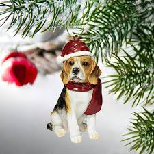 Holiday Dog Ornament Sculpture Jh576327