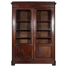 Oak Bookcase Vitrine 1870