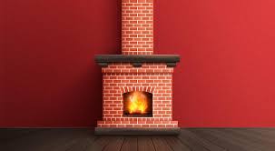 Free Vector Fireplace Realistic