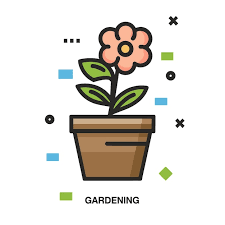 Gardening Icon Simple Gardening Colored