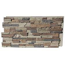 Earth Valley Faux Stone 48 3 4 In X 21 3 4 In Nst Class A Fire Rated