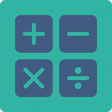 Calculator Icon Rounded Math Division