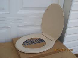 Elongated Toilet Seat Fawn Beige With