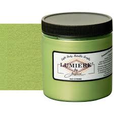 Jacquard Lumiere Fabric Color Citrine