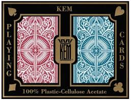 kem arrow red blue playing cards