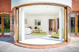 Curved Sliding Doors In A Roundhouse
