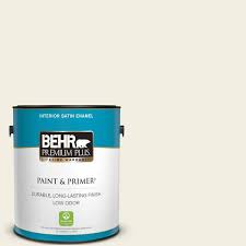 1 Gal 12 Swiss Coffee Satin Enamel Low Odor Interior Paint Primer