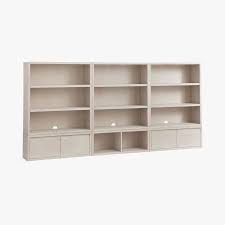 Costa Triple 3 Shelf Bookcase Pottery