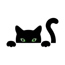 Black Cat Vector Art Icons And