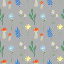 Cute Repeating Seamless Pattern With