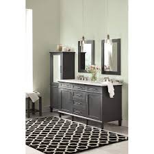 Bathroom Vanity Mirror In Dark Charcoal