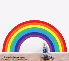Large Rainbow Wall Decal Rainbow Room