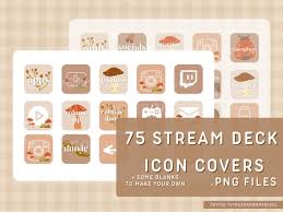 Cottagecore Stream Deck Cover Icons