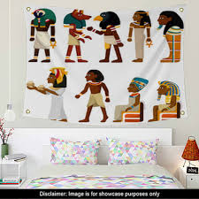 Egyptian Wall Decor In Canvas Murals