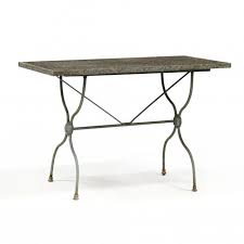 Granite Patio Console Table