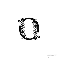 Letter O Logo Icon Template Black And