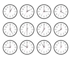 Set Of Wall Clock Icon And Clock Logo