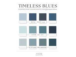 Timeless Blue Paint Color Palette