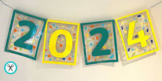 2024 New Year Bunting New Year Crafts