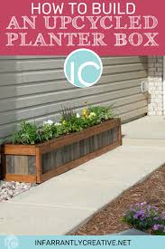 How To Build An Upcycled Planter Box