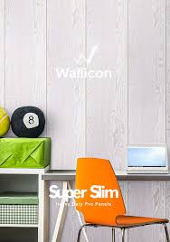 Orange Wall Interior Pvc Panel Stylish