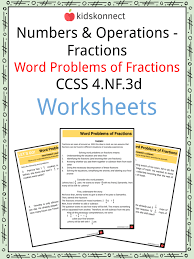 Of Fractions 4 Nf 3d Facts Worksheets