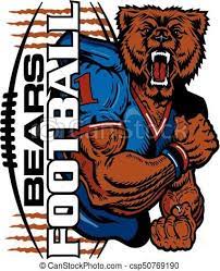 Vector Bears Football Stock