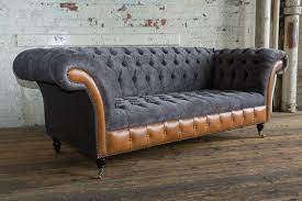 Leather Chesterfield Sofa