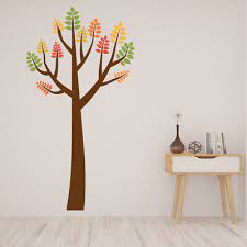 Yellow Leaves Wall Decal Sticker