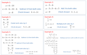 Algebra Lesson Transposition