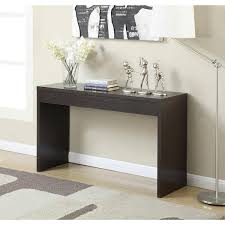 Espresso Rectangle Wood Console Table