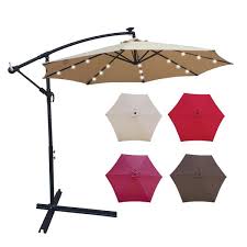 Goshadow 10 Ft Beige Patio Umbrella